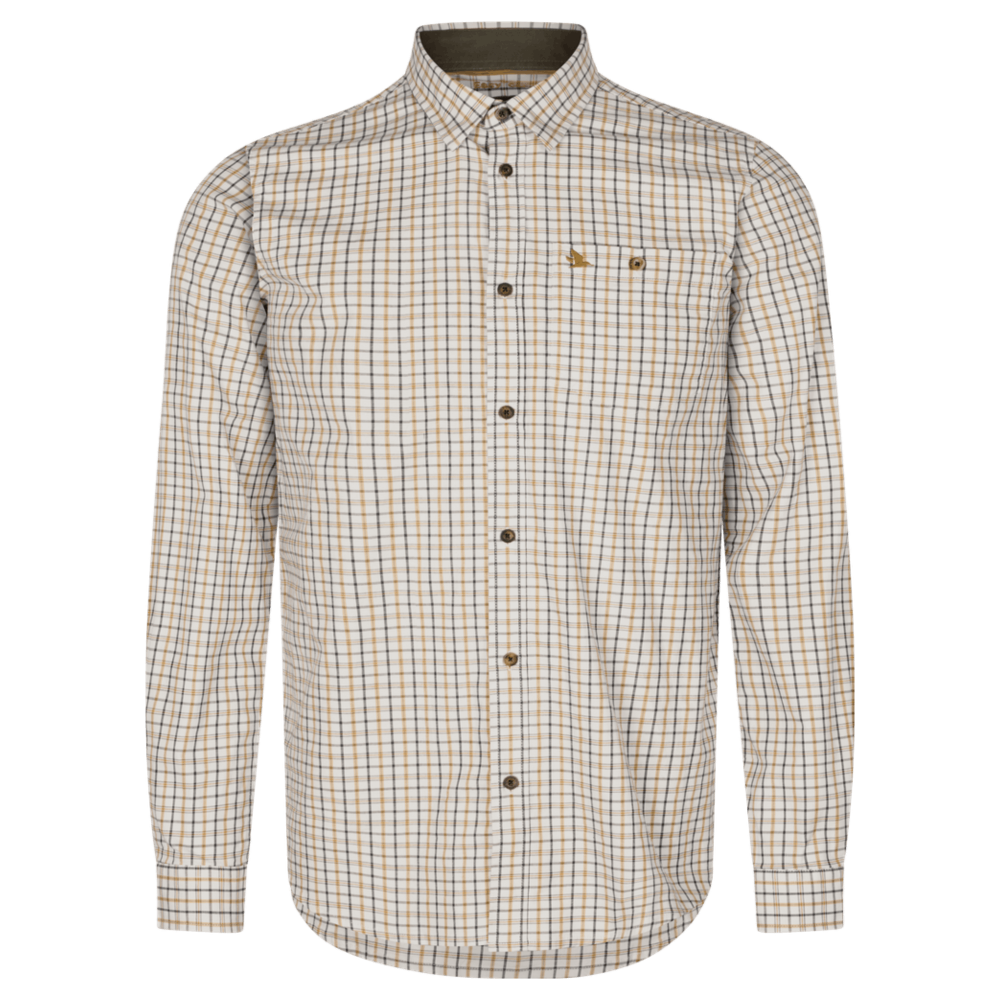 Seeland Oxford Shooting Shirt Classic Blue/Brown XXL - featured image