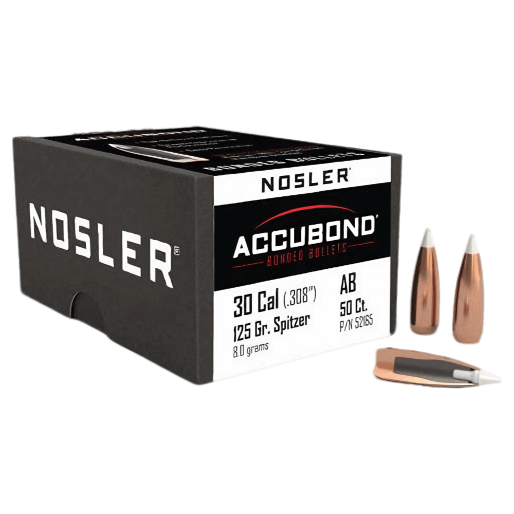 Nosler 30/.308" 125gr Accubond Bullets (50) - featured image