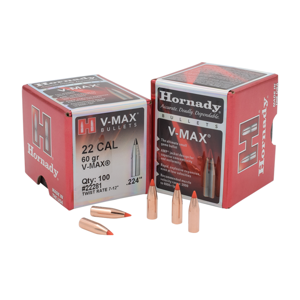 Hornady .224 60Gr V-Max (100) - featured image