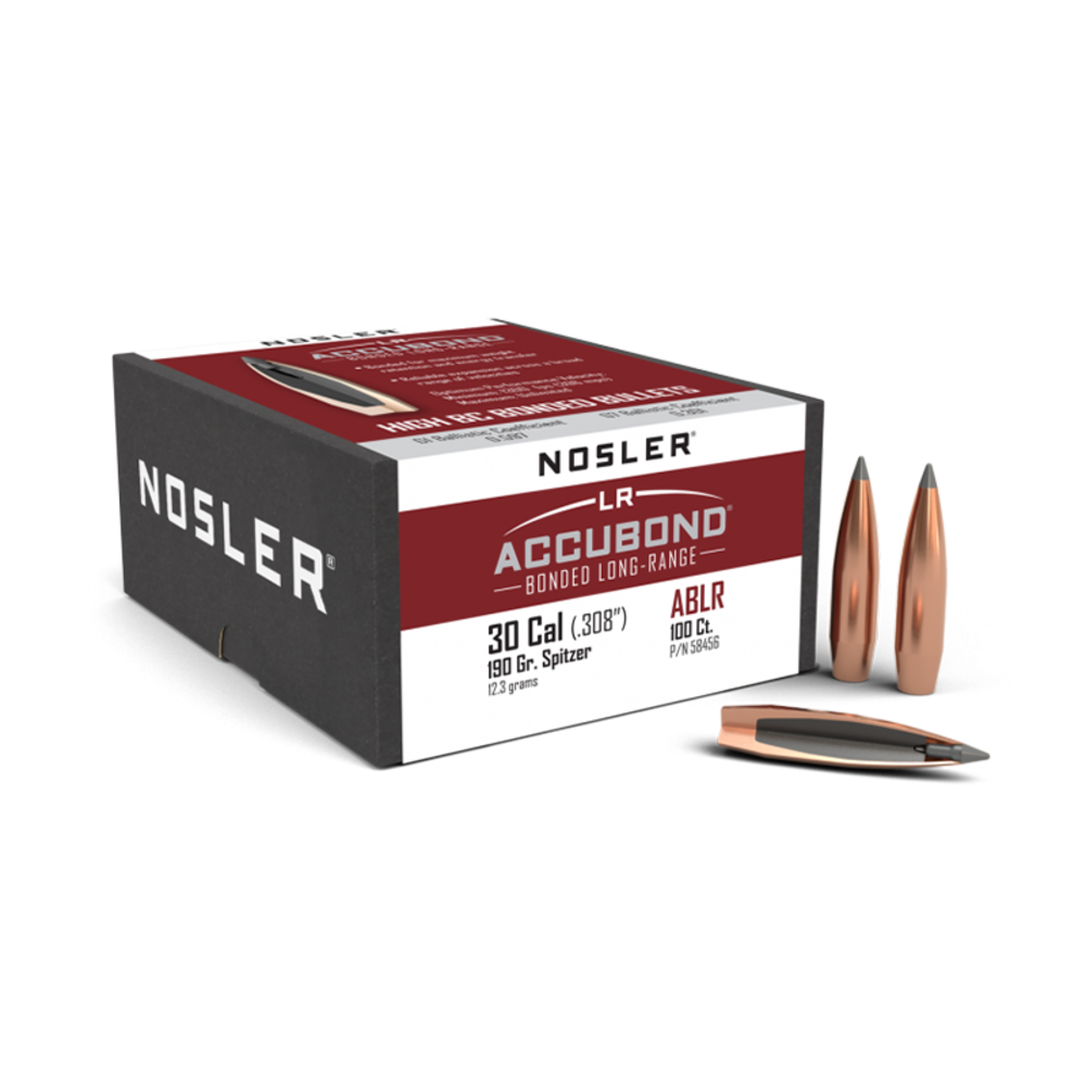 Nosler 30/.308 190gr Accubond Long Range (100) - featured image