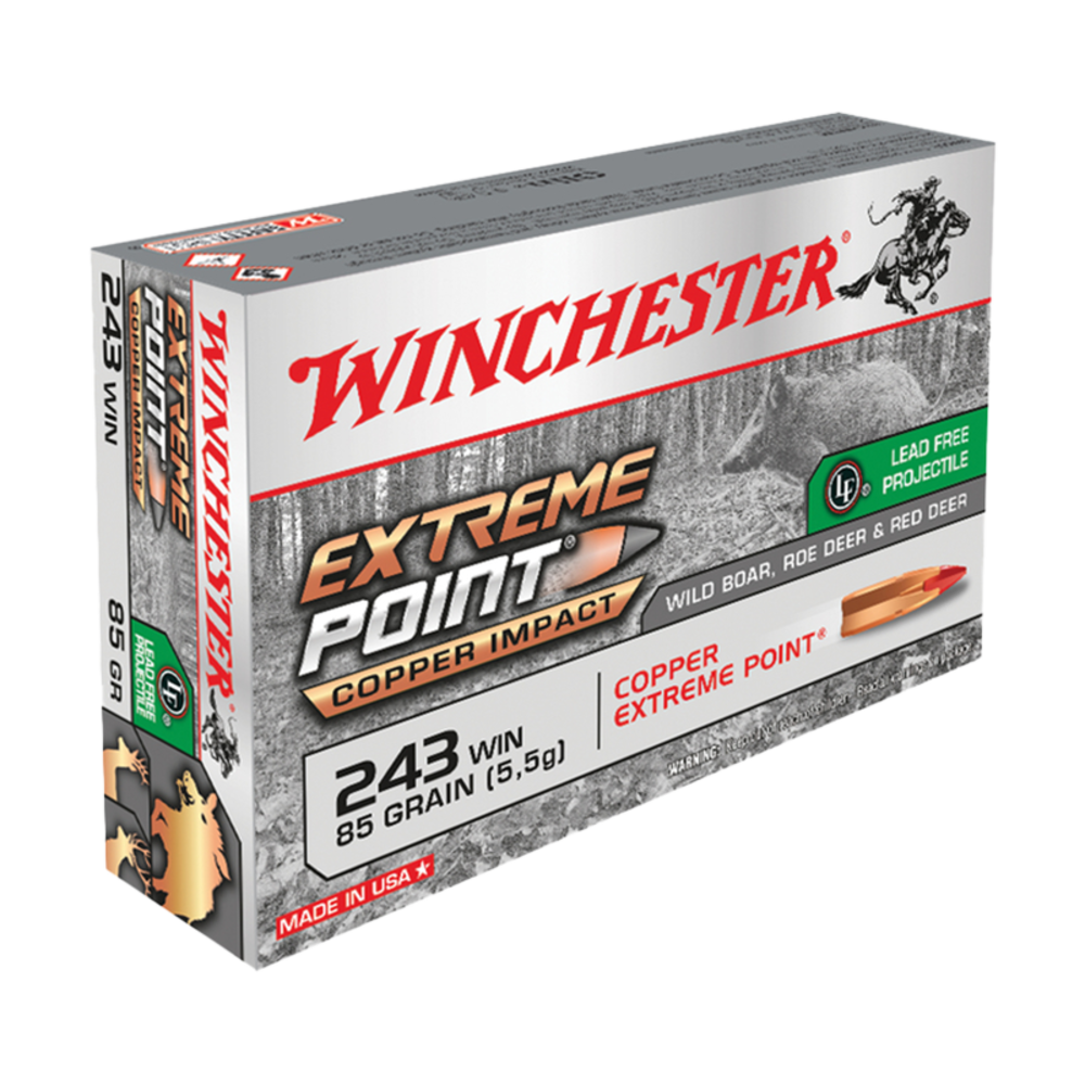 Winchester Extreme Point 243 85Gr Lead Free Ammo - featured image