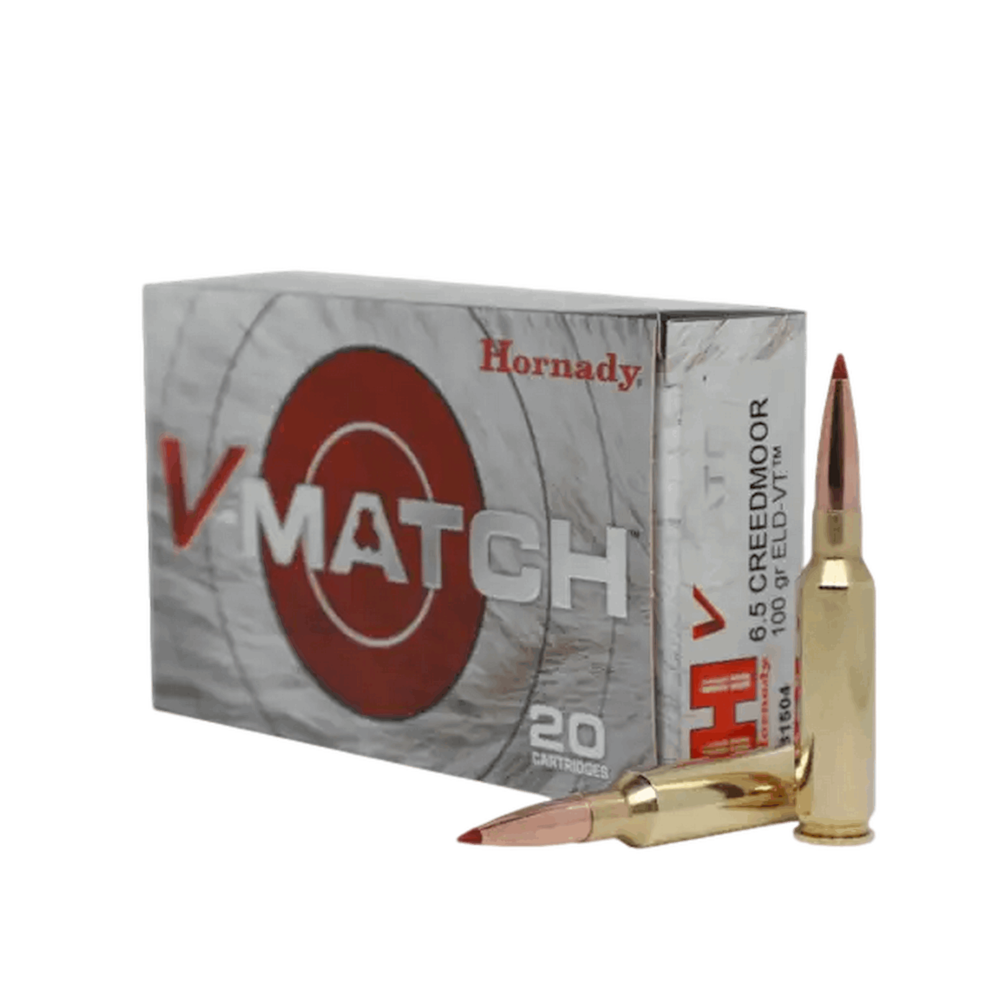 Hornady 6.5 Creedmoor 100gr ELD-VT - featured image