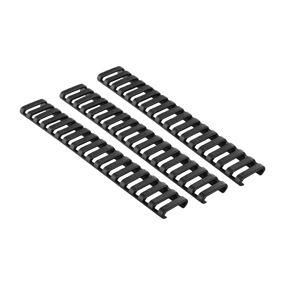 Ergo 18 Slot Low Profile Ladder Rail Cover (3 Pack) Black - featured image