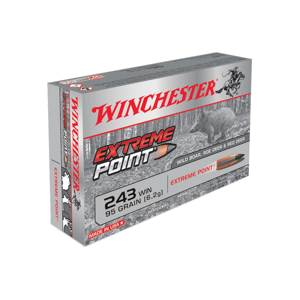 Winchester Extreme Point 243 95gr Ammo - featured image