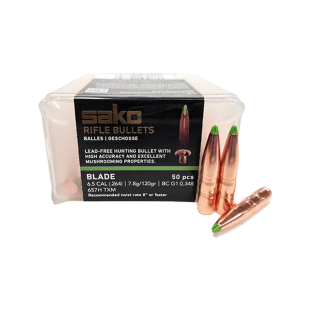 Sako Blade 6.5 Cal Bullets TXM 120Gr Lead Free (50) - featured image