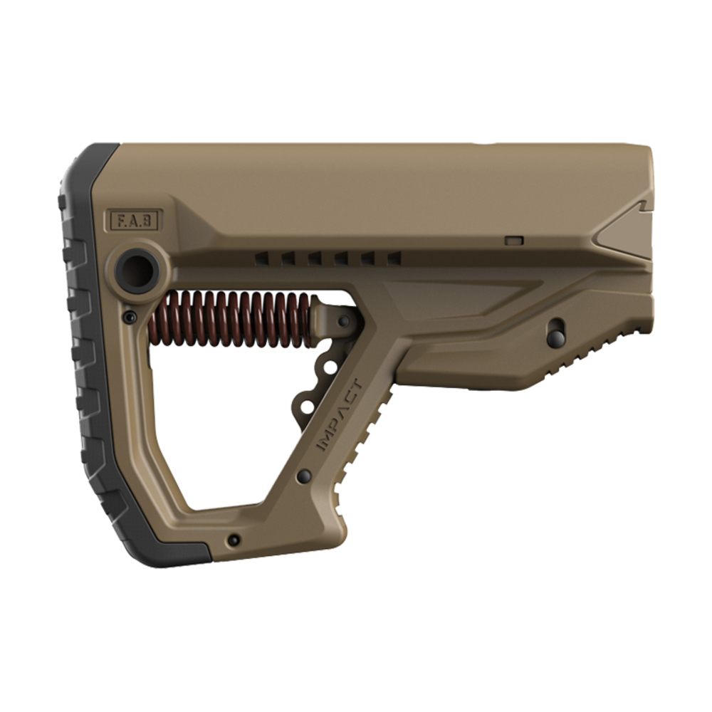 FAB Defense GL Core Impact Collapsible AR15 Buttstock Tan - featured image