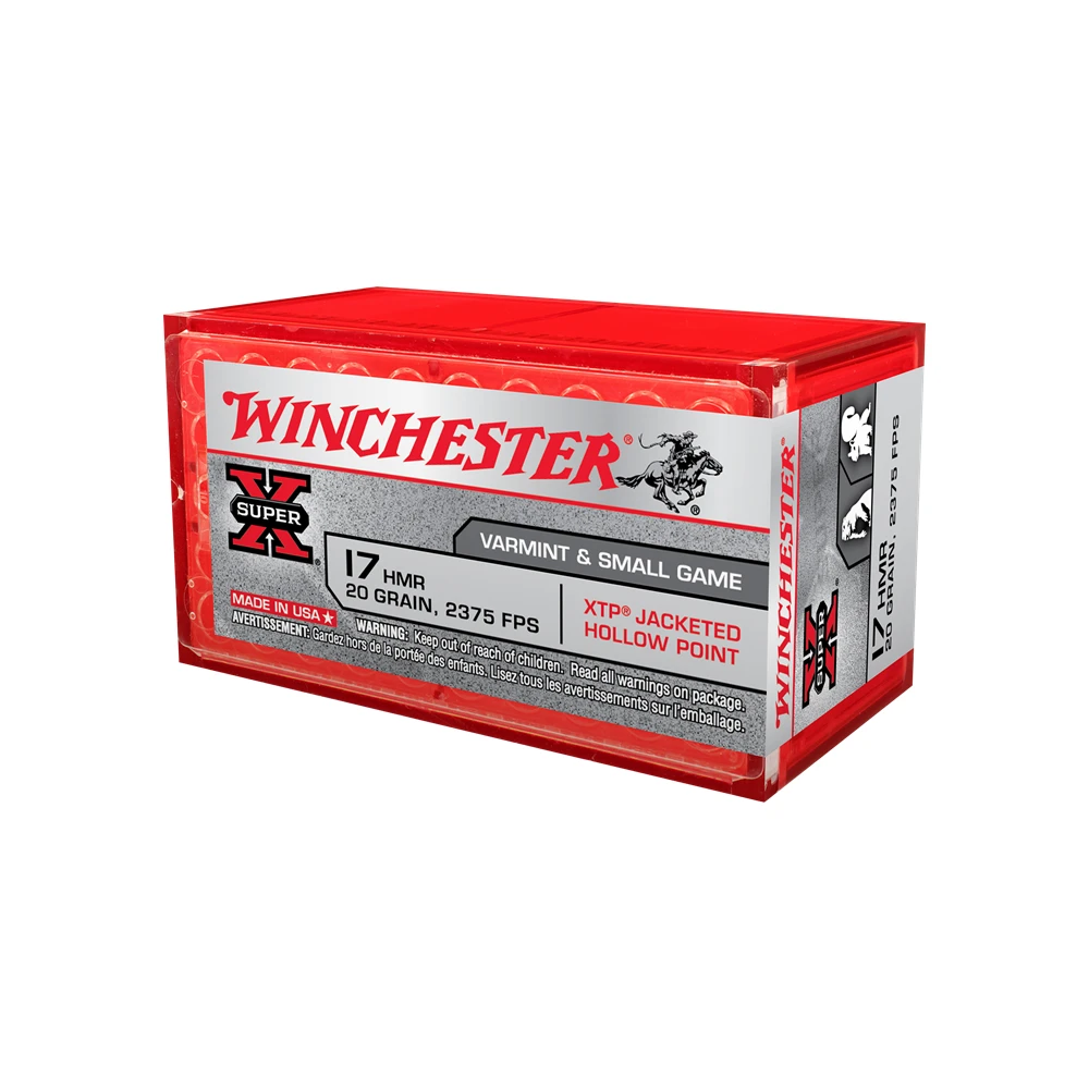 Winchester Super X 17 HMR JHP 20gr Ammo - featured image