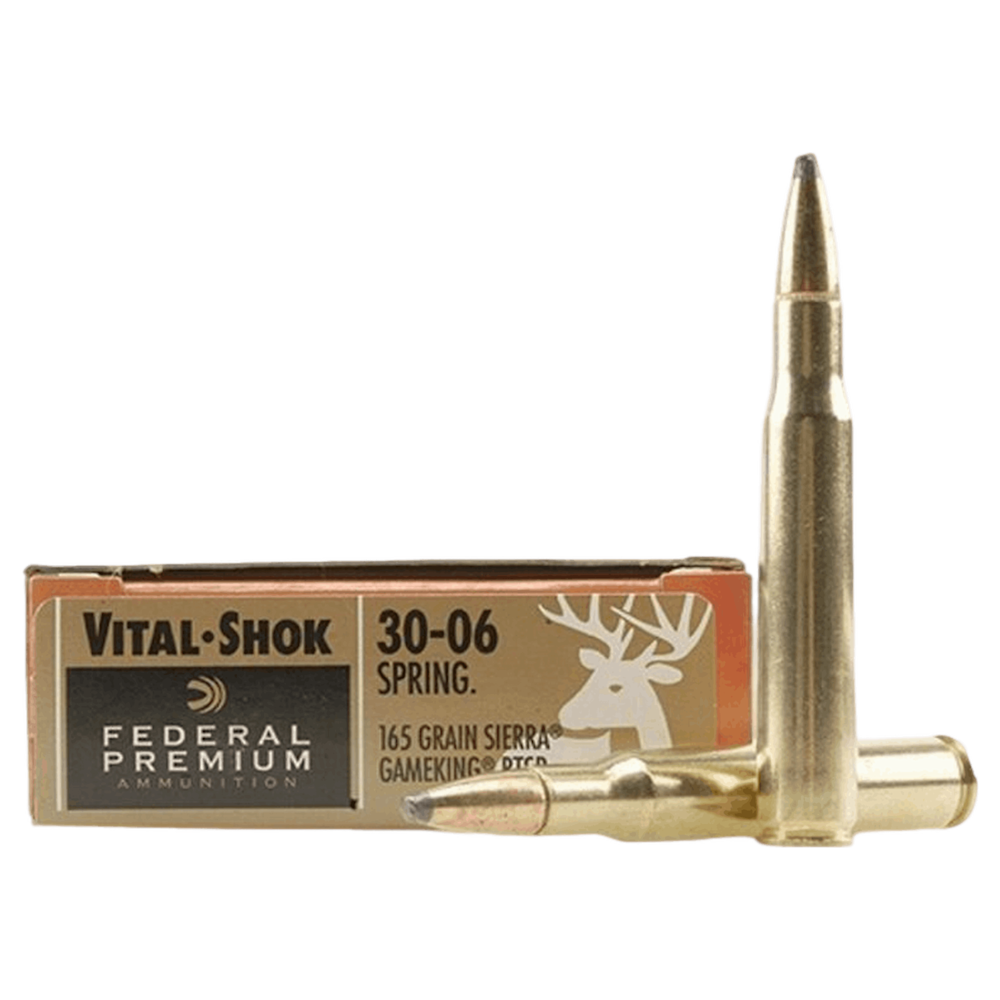 Federal Sierra Gameking Boat Tail V-Shock 30-06 165gr - featured image