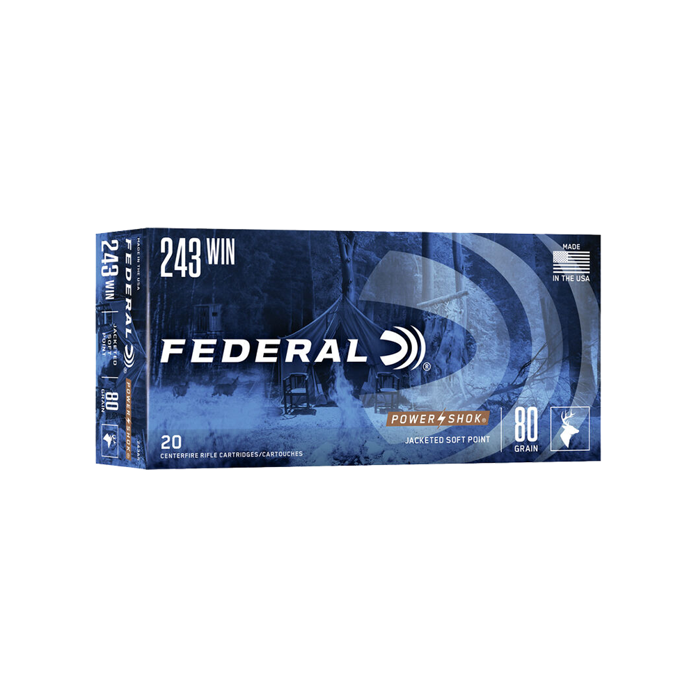 Federal Power Shok 243 Sp 80G - featured image