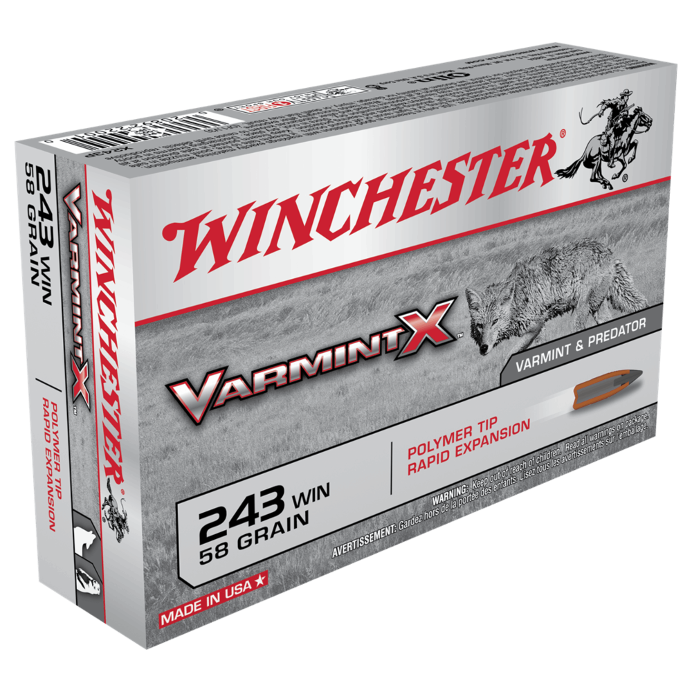 Winchester Varmint X 243 58Gr Ammo - featured image