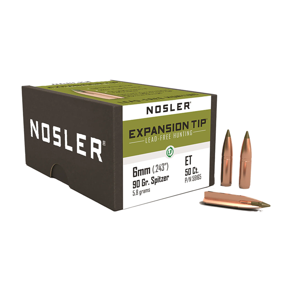 Nosler 6 mm/.243 90gr E-Tip (50) - featured image