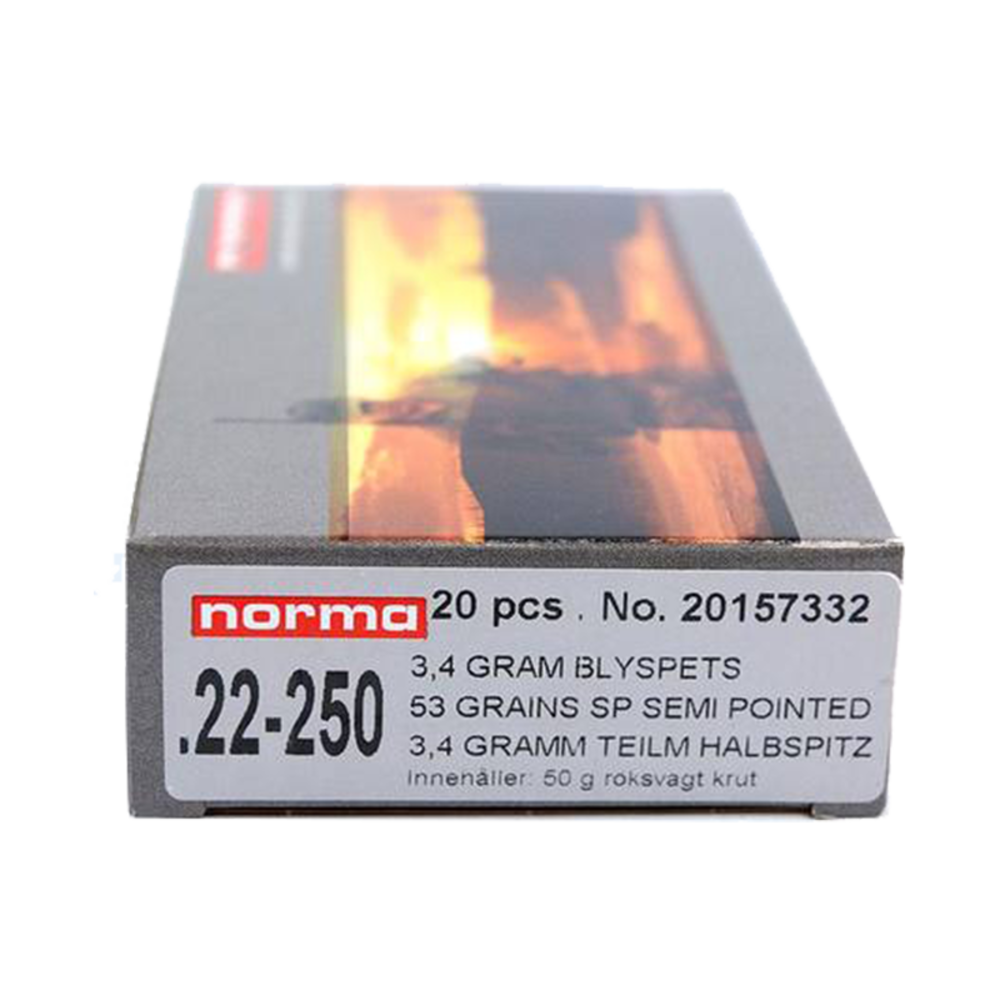 Norma 22-250 Rem 53G Sp - featured image