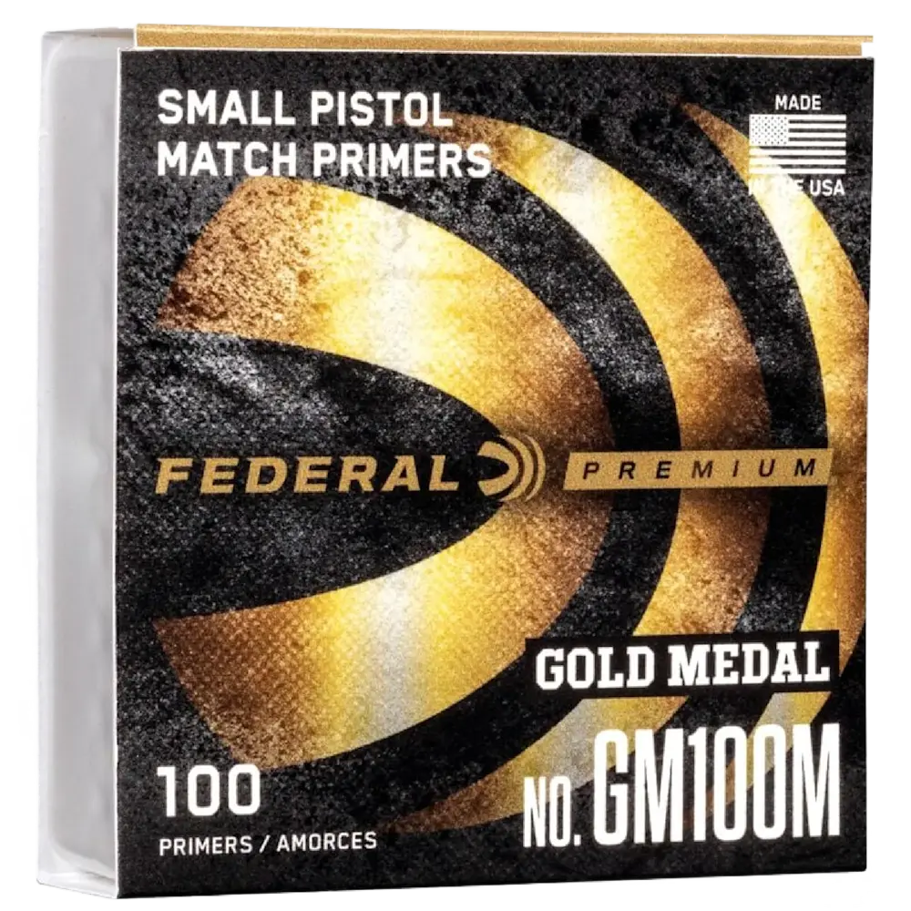 Federal Gold Medal Small Pistol Primer (100 Pack) - featured image