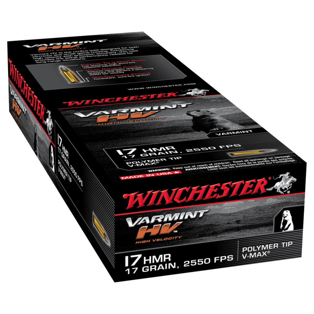 Winchester Varmint HV 17 HMR 17gr Ammo - featured image
