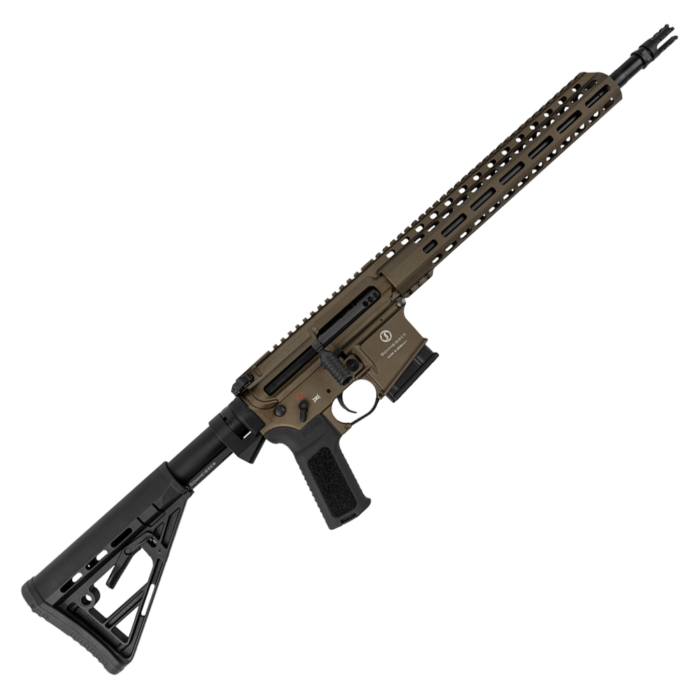Schmeisser SP15 M4FL 14.5" 223 Cal Burnt Bronze Straight Pull Rifle - featured image