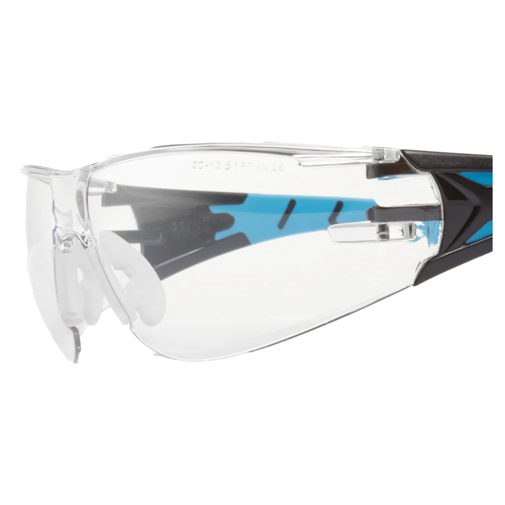 Riley Stream Blue Shooting Glasses Clear Lens - featured image