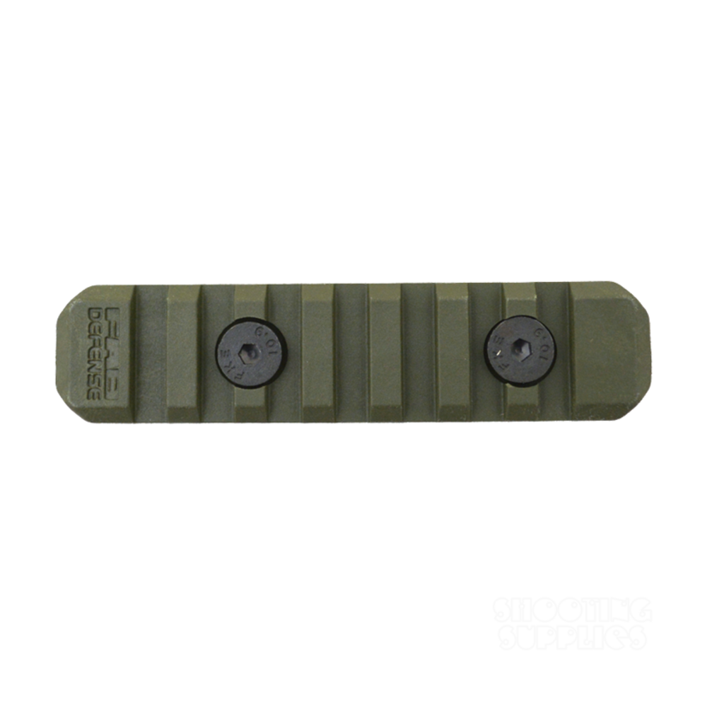FAB Defense M-Lok Plastic Rail 8 Slot Green - featured image