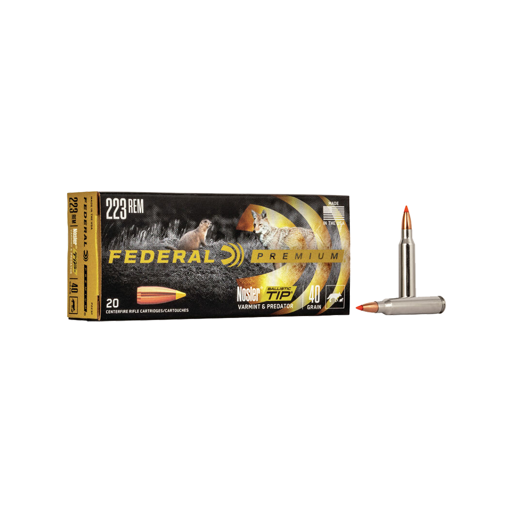 Federal Varmint & Predator Nosler BT 223 40gr - featured image
