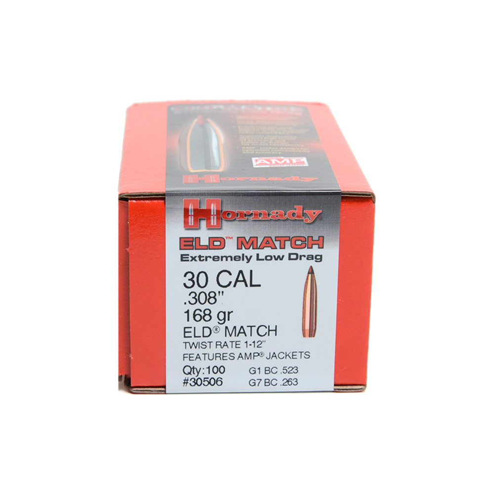 Hornady .30 168Gr ELD Match Bullets (100) - featured image