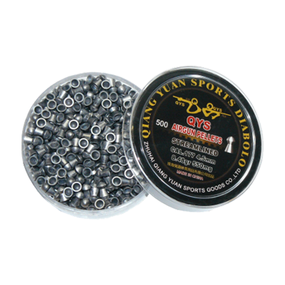 Qys Streamlined Nose .177/4.50 8.48Gr (500) - featured image