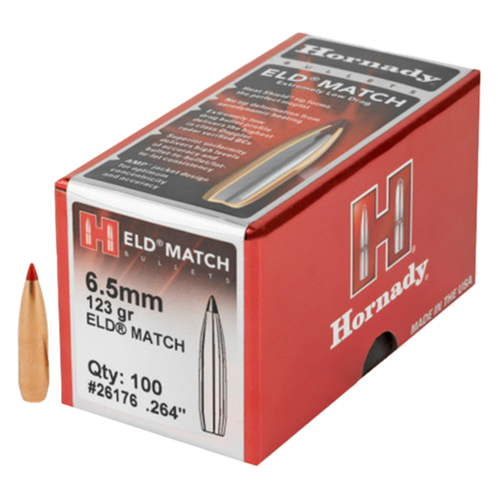 Hornady Eld Match 6.5Mm 123Gr Bullets (100) - featured image