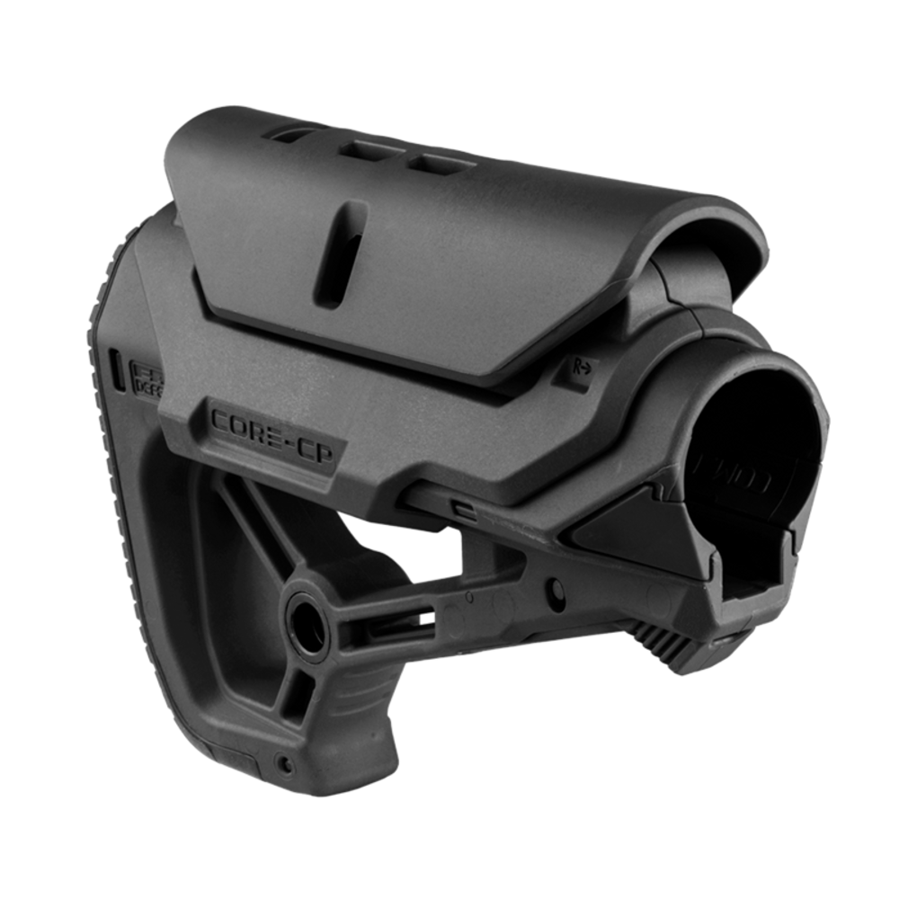 FAB Defense Core-S CQB Optimised Buttstock Black With Cheek Riser - featured image