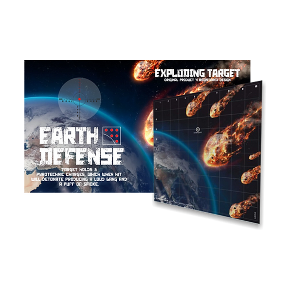 Premium Targets Reactive Air Rifle Target Earth Defense - featured image