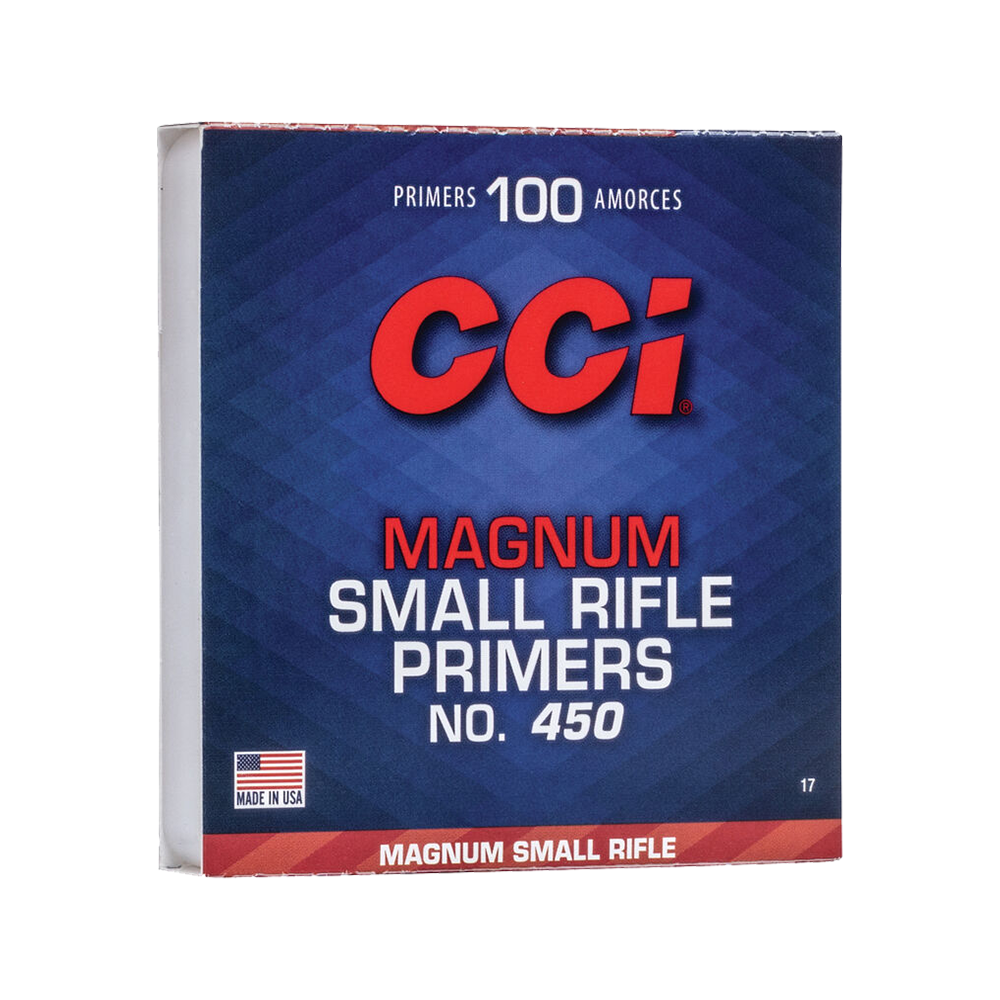 CCI 450 Magnum Small Rifle Primer (100 Pack) - featured image