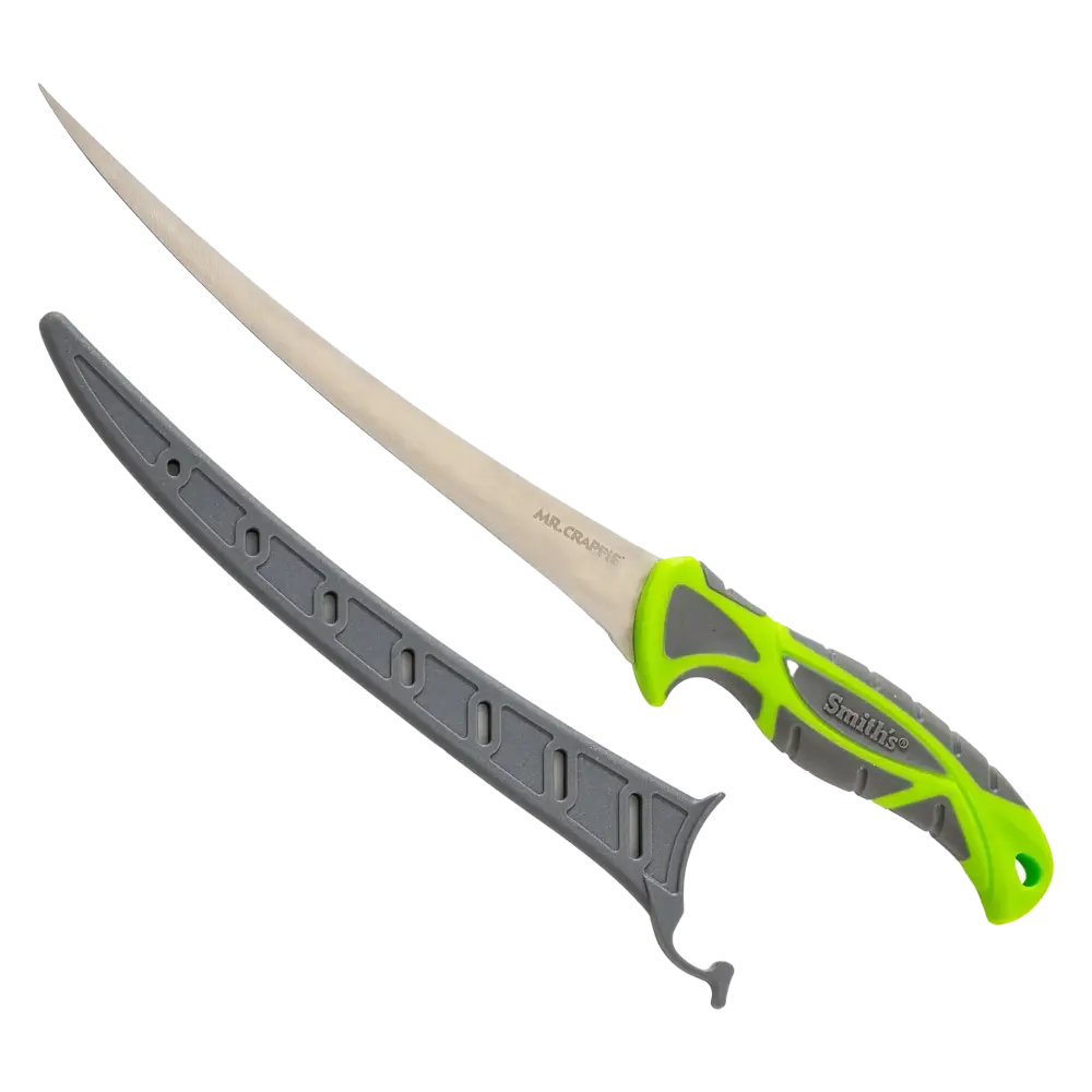 Smiths Mr Crappie 8" Curved Super Flex Fillet Knife - featured image