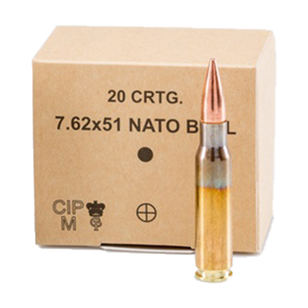 Military GGG 308 FMJ 147gr Ball Ammunition - featured image
