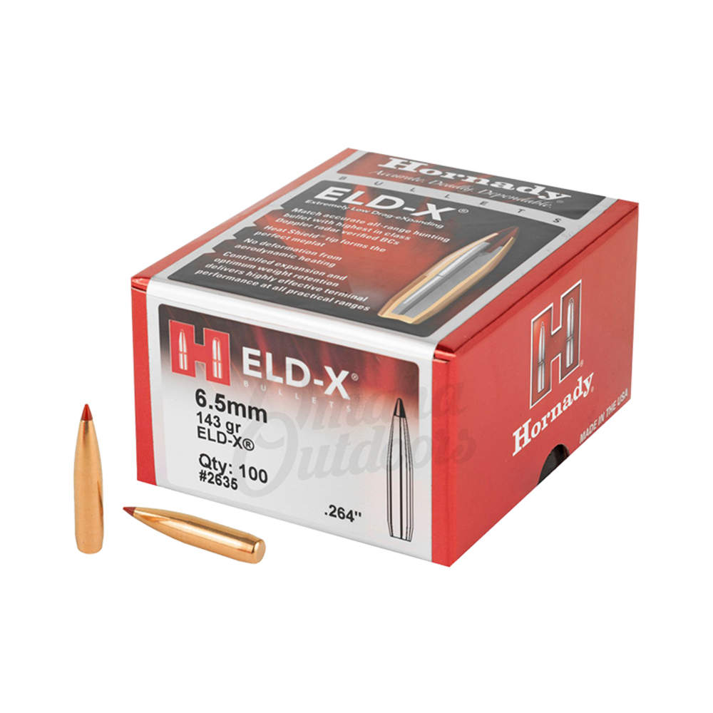 Hornady 6.5 mm 143Gr ELD-X Bullets (100) - featured image