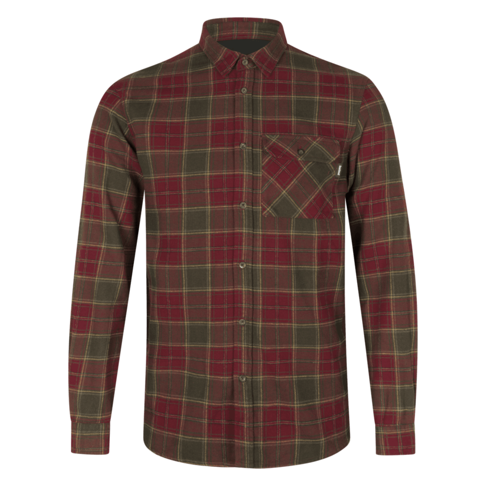 Seeland Glen Flannel Shirt Red Forest XL - featured image
