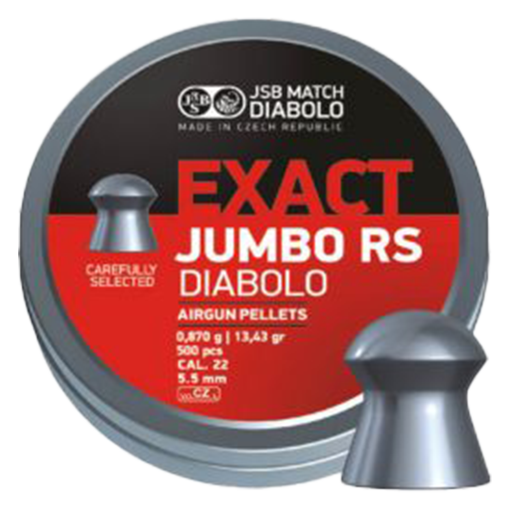 JSB Jumbo Exact RS .22 Pellets (500) - featured image