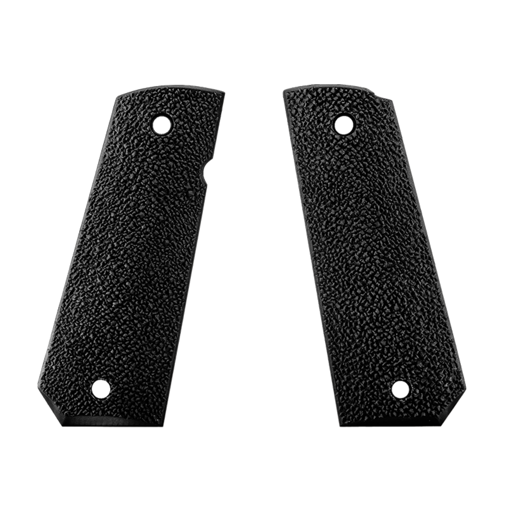 Ergo 1911 XTR Tapered Bottom Hard Rubber Grip - Black - featured image