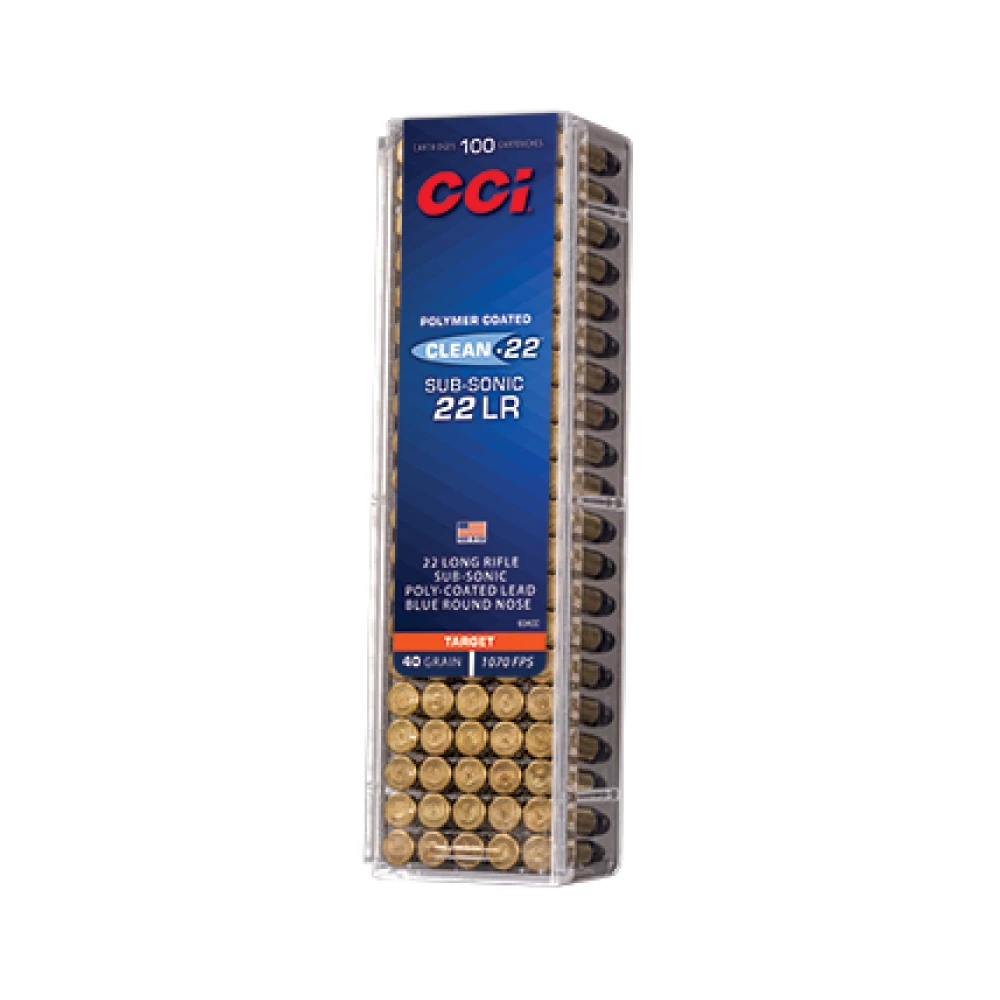 CCI Clean Subsonic Blue 22LR 40gr - featured image