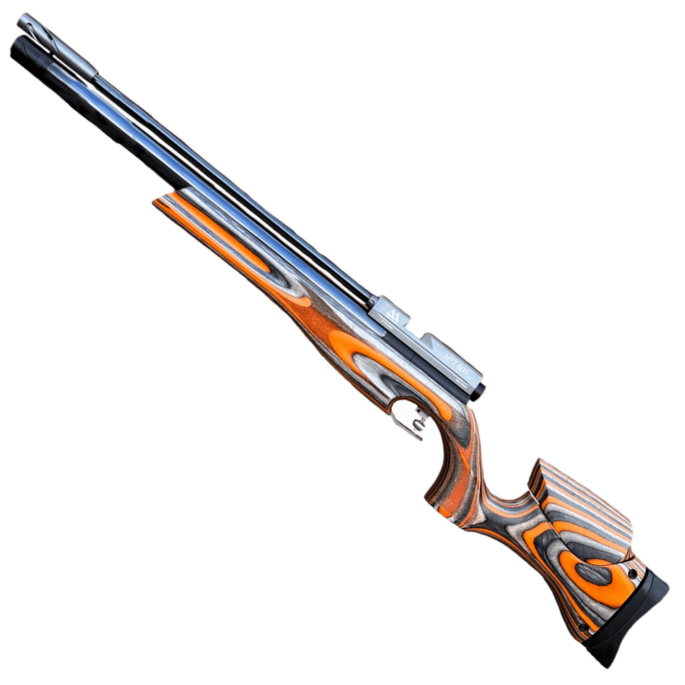 Air Arms HFT 500 Air Rifle .177 Orange/Grey Laminate - featured image