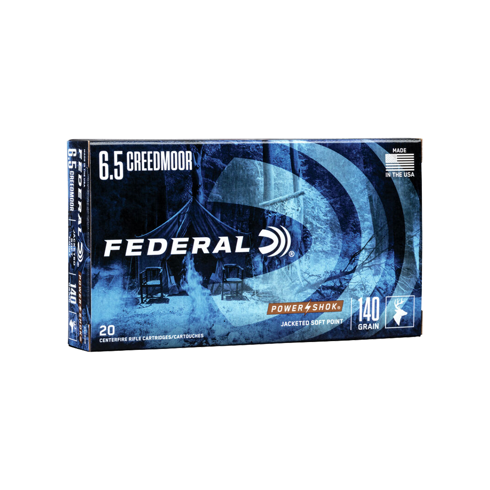 Federal Power Shok Rifle 6.5 Creedmoor 140G - featured image