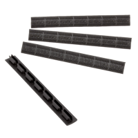Ergo Modular Wedgelok Rail Covers KeyMod 7 slot (4 Pack) Black