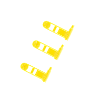 Ergo Safety Chamber Flag for 22-45 - Yellow (3 pack) - Firearm Safety Device