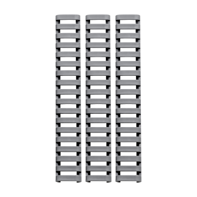 Ergo 18 Slot Low Profile Ladder Rail Cover (3 Pack) Graphite Grey