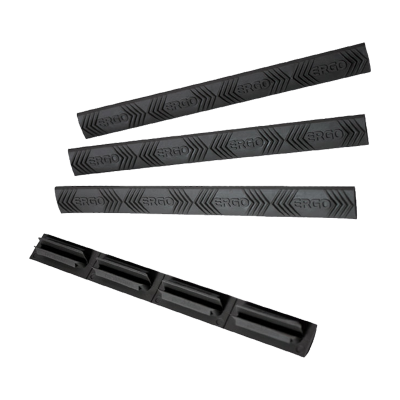 ERGO MODULAR WEDGELOK® RAIL COVERS M-LOK – 4 PACK  BLACK