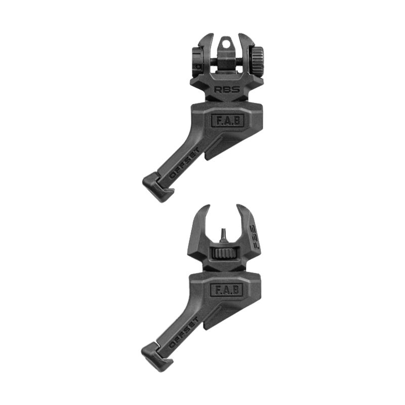 Picture of FAB DEFENSE FRONT AND REAR OFFSET FOLDING SIGHTS LEFT HAND