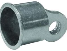1 3/8" Aluminum Rail End Galv.