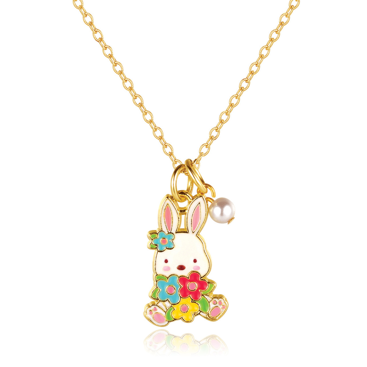 Easter Bunny and Blooms Necklace | Girl Nation