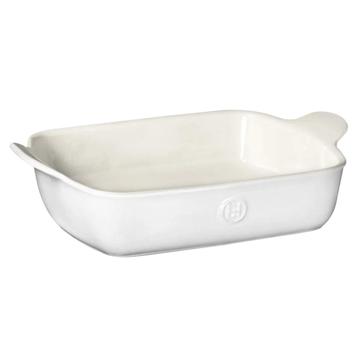 Emile Henry 11x8" Sugar White Baking Dish