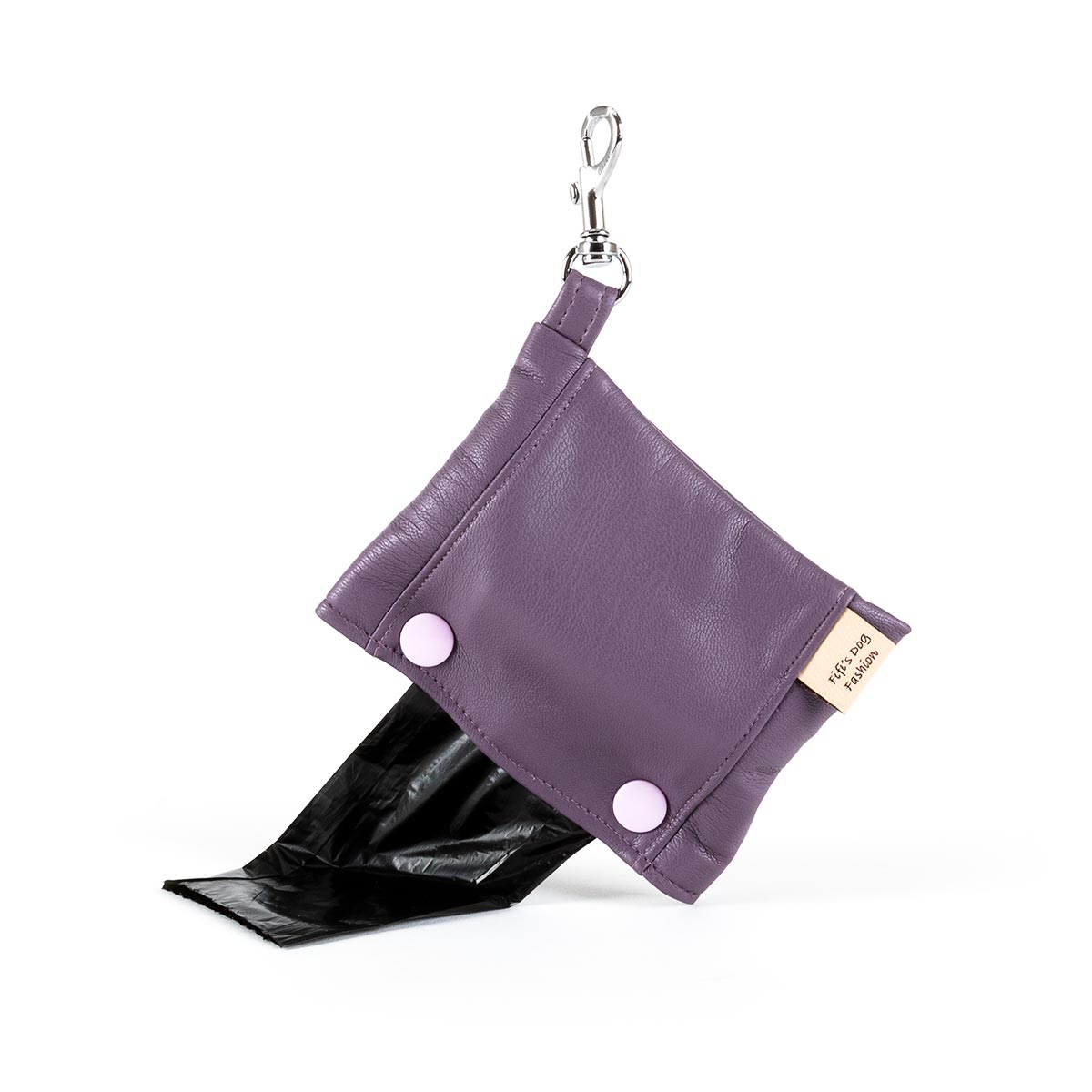 Fifi's Dog Fashion Poepzakhouder Purple Leather