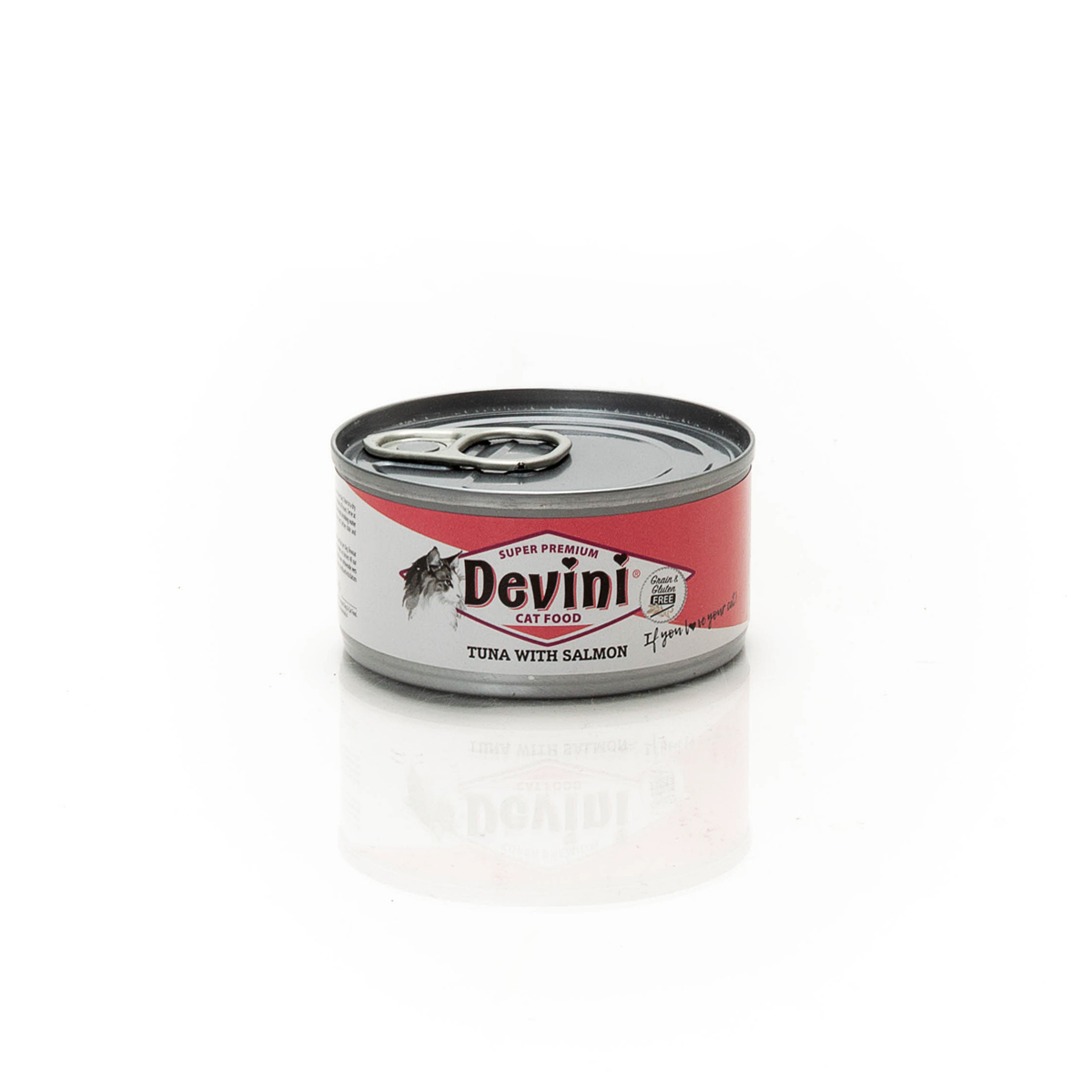 Devini Blikvoeding Kat Tuna & Salmon