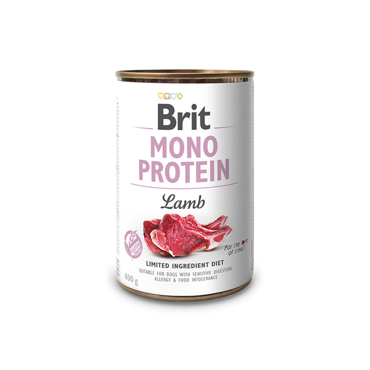 Brit Mono Blikvoeding Hond Lamb