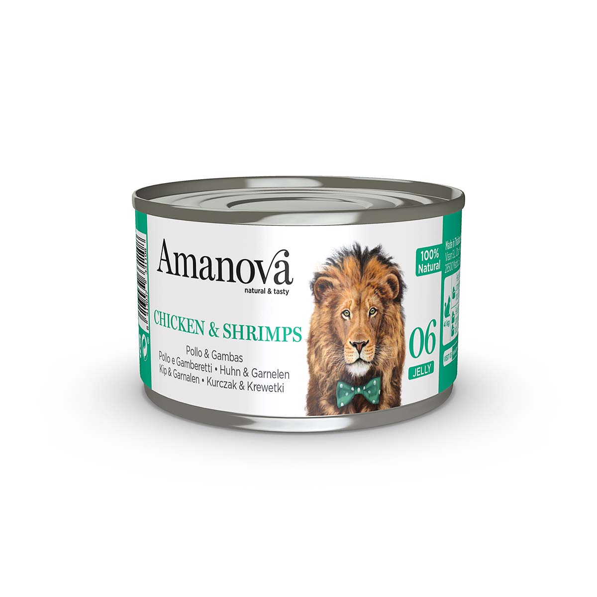 Amanova Blikvoeding Kat Chicken & Shrimps Jelly