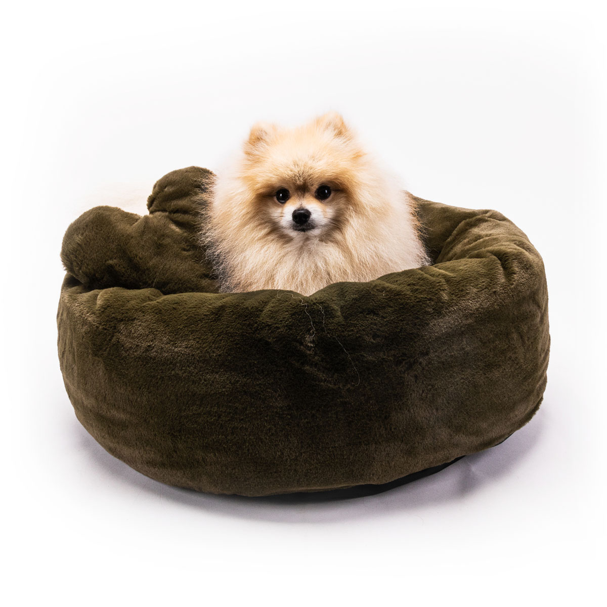 Bau Baru Hondenmand Bagel Bed Girella Castorino Green 80